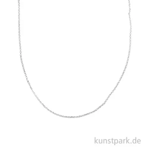 Neu Im Sortiment Gliederkette Ringe, Silber, Ring ø 4 mm, Länge 80 cm