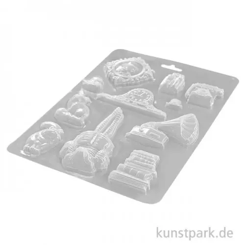 Markenprodukt Stamperia Soft Mould (Gießform) - Lady Vagabond Lifestyle Cats, A4