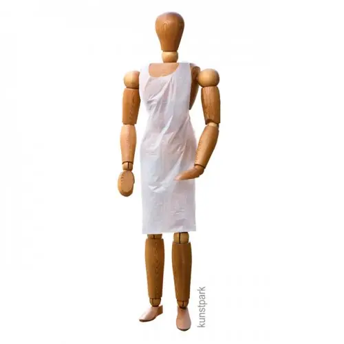 Letzte Chance Künstler-Einwegschürze, 50 Stück, Größe 75 cm x 125 cm