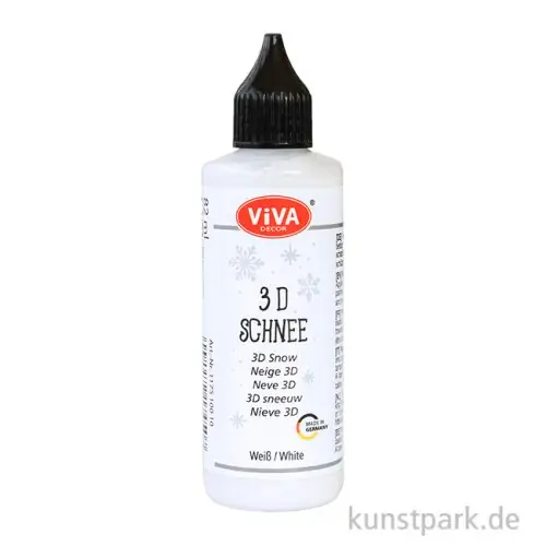 Viva Decor 3D Schnee aus der Tube Gratis Versand
