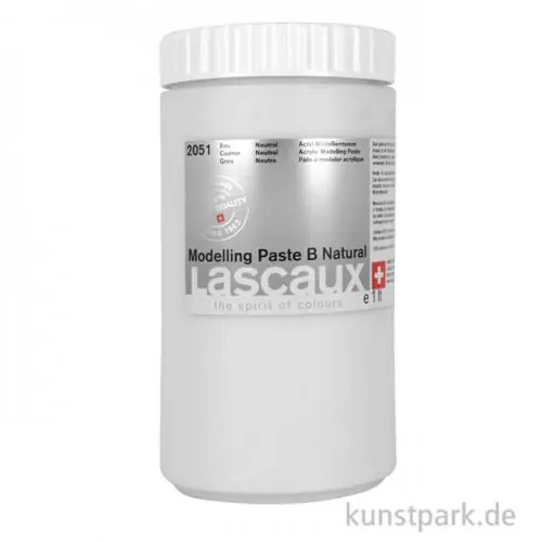 Billig Lascaux Modelling Paste B Natural - rau