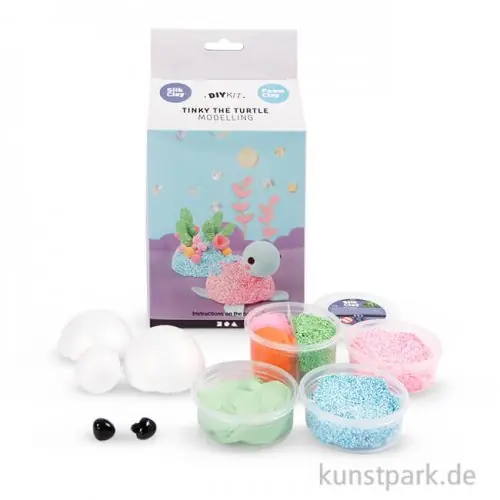 Bastelset - Tinky die Schildkröte, Modellieren Kostenloser Rückversand
