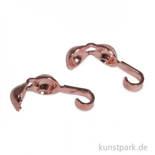 Limited Edition Quetschkalotte - Roségold, 3 mm, 8 Stück
