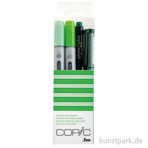 COPIC Doodle Pack - Green, 4 Stifte Gleich Bestellen