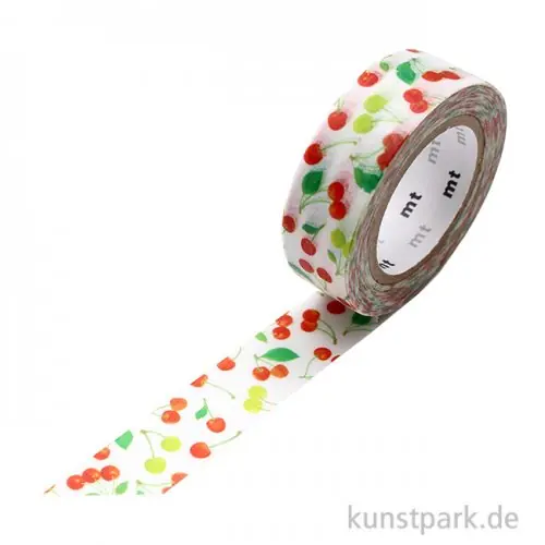 MT Masking Tape Cherries - 15 mm, 7 m Rolle Nur Für Kurze Zeit