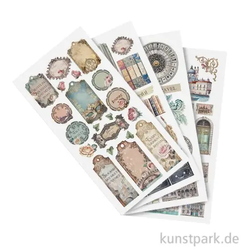 Sichere Zahlung Stamperia Paper Cut Outs - Venice City of Art, 4 Stanzbögen