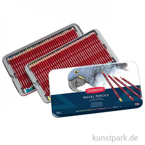 Angebot Derwent PASTELS, 72 Pastellstifte im Metalletui