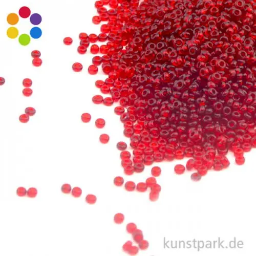 Rocailles transparent - 2 mm - 17 g Zertifiziert