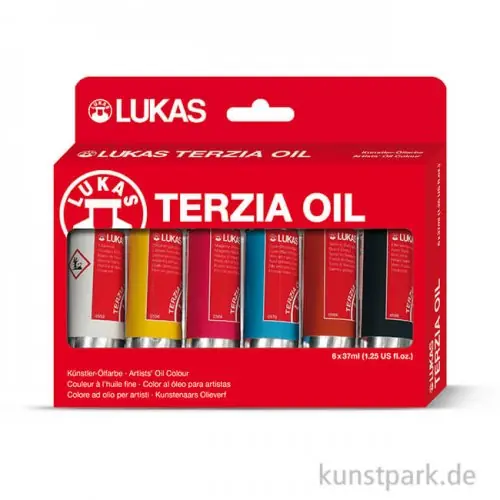 Direktkauf Lukas TERZIA Ölfarben Set mit 6 Tuben 37 ml