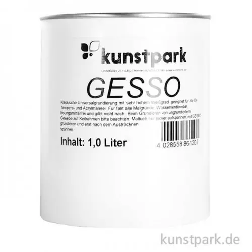 kunstpark Gesso 1 Liter Mega-Angebot