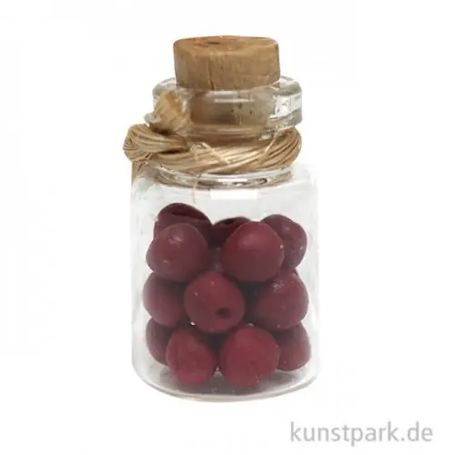 Miniatur Einweckglas mit Pflaumen, 3 cm Exklusiv