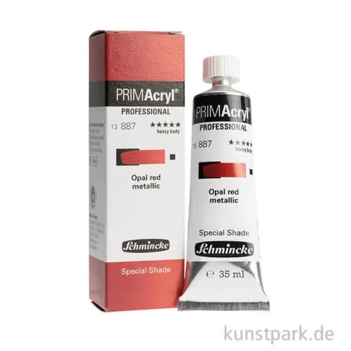 Schmincke PRIMAcryl Sonderfarbton Opal Red Metallic, 35 ml Markenware