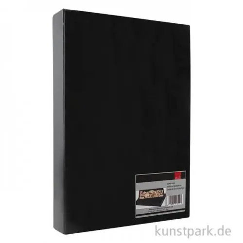 Aufbewahrungsbox aus schwarzer glänzender Pappe Bestseller