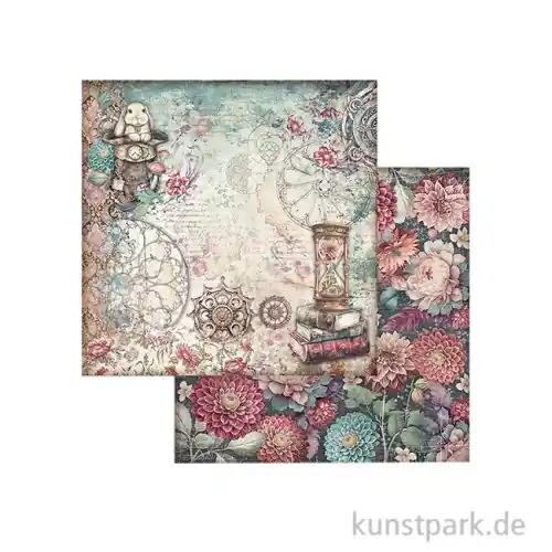 Heißes Angebot Stamperia Scrappapier - Master of Magic Hourglass, 30,5 x 30,5 cm