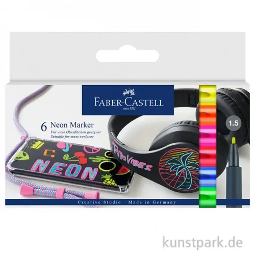 Faber-Castell Neon Marker 6er Set Heißes Angebot