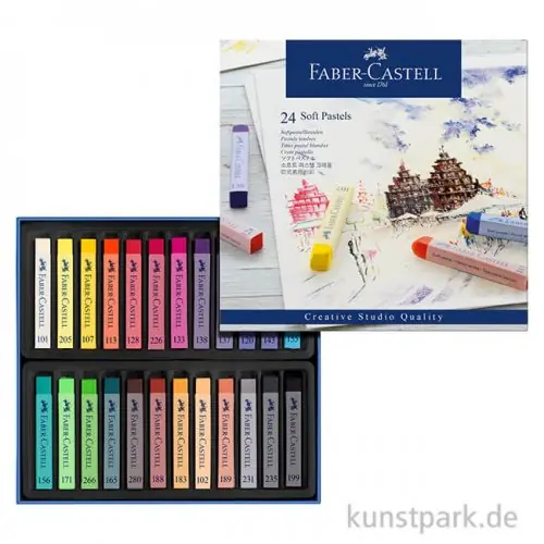 Faber-Castell Softpastellkreiden - 24er Studio-Set Billig