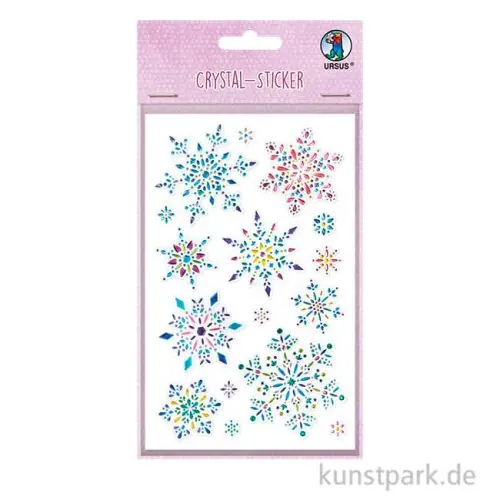 Neuheit Crystal Sticker - Funkelnde Aufkleber, Eiskristalle