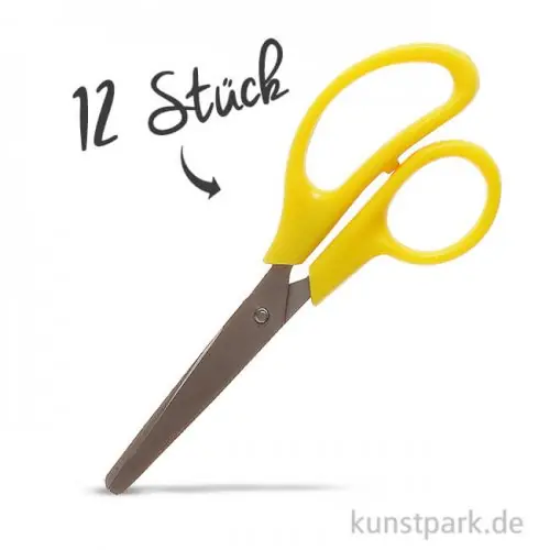 Kinderscheren-Sortiment, rund, 12 Stück Nur Heute