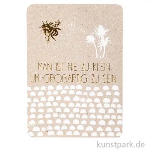 Good old friends - Postkarten, Man ist nie zu klein Aktuell