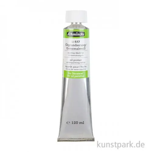 Begrenztes Angebot Schmincke Ölgrund und Untermalweiß 120 ml