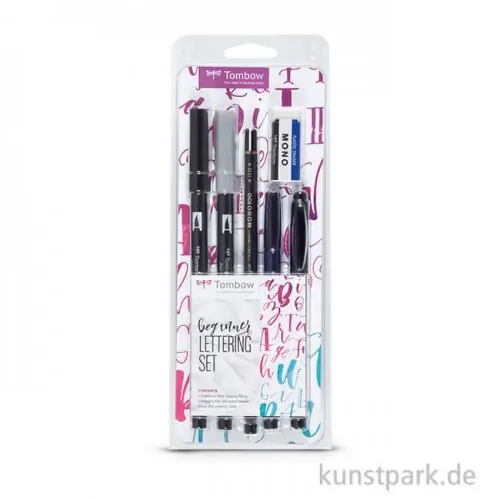Neu Im Sortiment Tombow Lettering Set - Beginner, 6-teilig