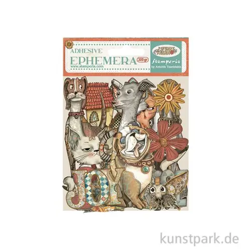 Top-Seller Stamperia Ephemera Aufkleber - Furry Friends