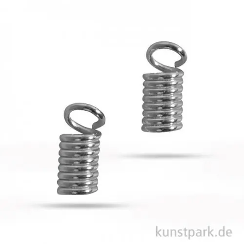 Jetzt Kaufen Verbinder für Lederriemen, Durchmesser 2 mm - Platin