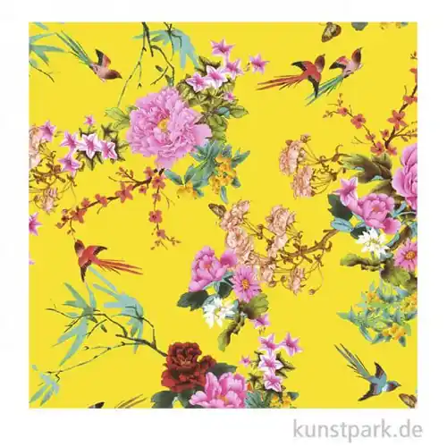 Günstig DECOPATCH Papier 750 Blumen Gelb, 3 Stück