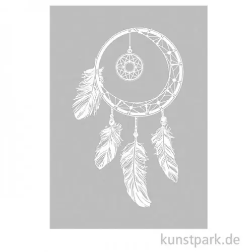 Solange Der Vorrat Reicht Schablone Dream on DIN A5, inklusive Rakel