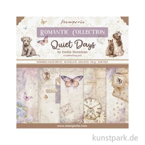 Stamperia Scrapbooking Pad - Quiet Days, 30,5 x 30,5 cm Jetzt Bestellen