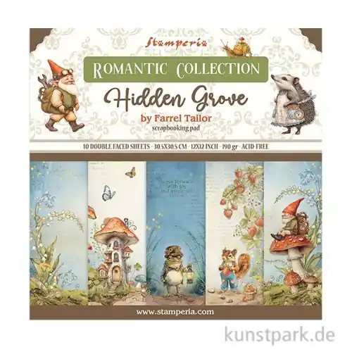 Stamperia Scrapbooking Pad - Hidden Grove, 30,5 x 30,5 cm Aktuell