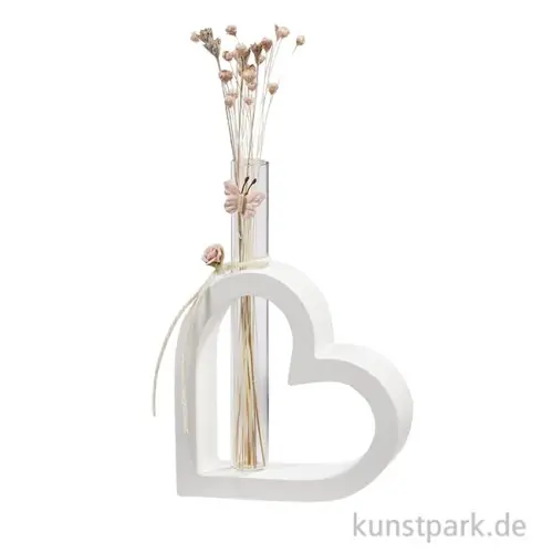 Meistverkauft Silikonform Vase Herz II, 12 cm