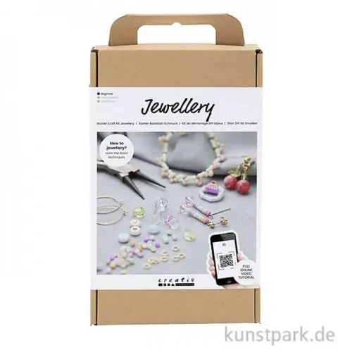Sale Schmuck Starter Bastelset mit viel Zubehör - Leuchtende Farben