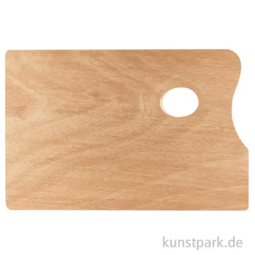 Holz Malpalette Rechteckig, 20 x 30 cm Preisreduziert