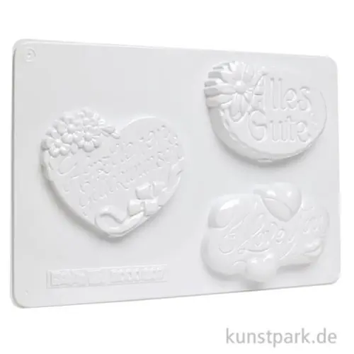 Gießform - Glückwunsch + Alles Gute + Love Online Kaufen