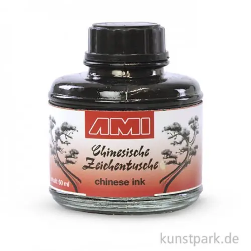 Tuscheglas 60 ml, schwarz Aktuell