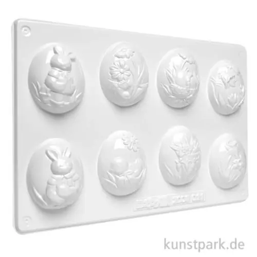 Gießform - 3D Ostereier, 8 Motive Jetzt Kaufen