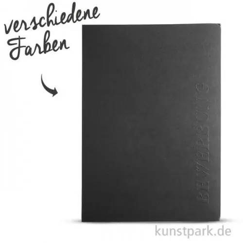 Online Kaufen Bewerbungsmappe Excellence 3-teilig, 2 Klemmschienen, senkrechte Prägung