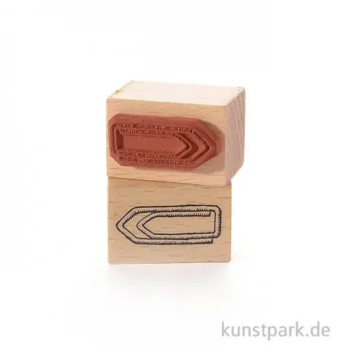 Neue Kollektion Stempel - Büroklammer, 2 x 3 cm