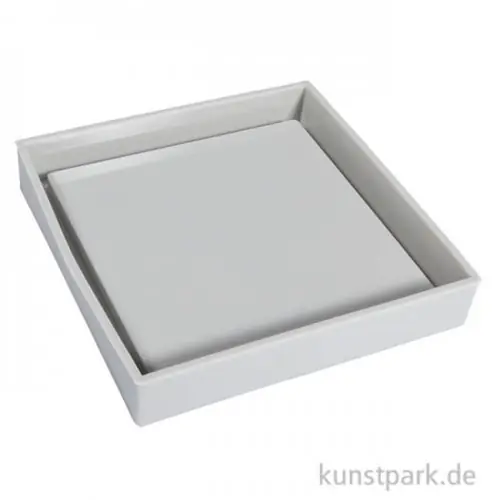 Preis Gesenkt Silikon Gießform - Untersetzer Quadrat, 10 x 10 x 1,5 cm