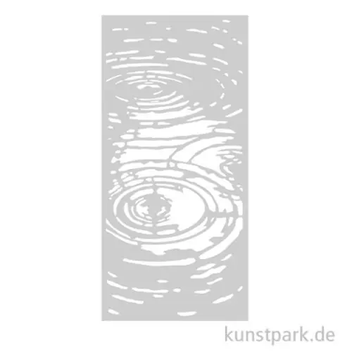 Mega-Angebot Stamperia Schablone - Herbarium Silvae Water Pattern, 12 x 25 cm