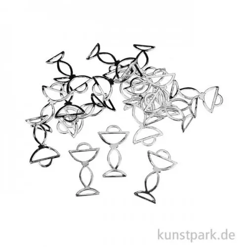 Kreativ Accessoires, Kelch - silber Zertifiziert