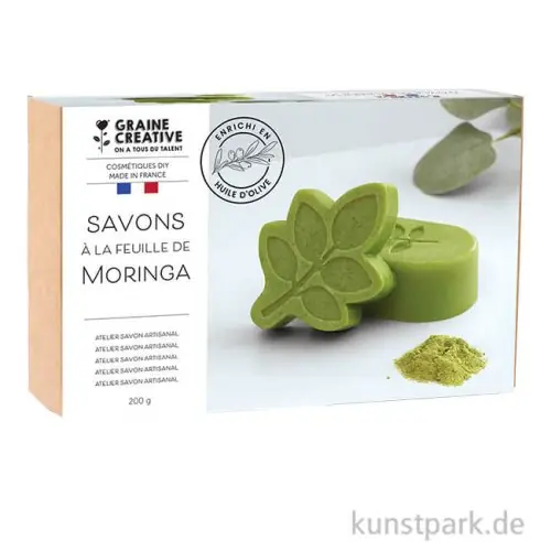 DIY Set - Olivenseifen mit Moringa Blättern Versand Am Gleichen Tag