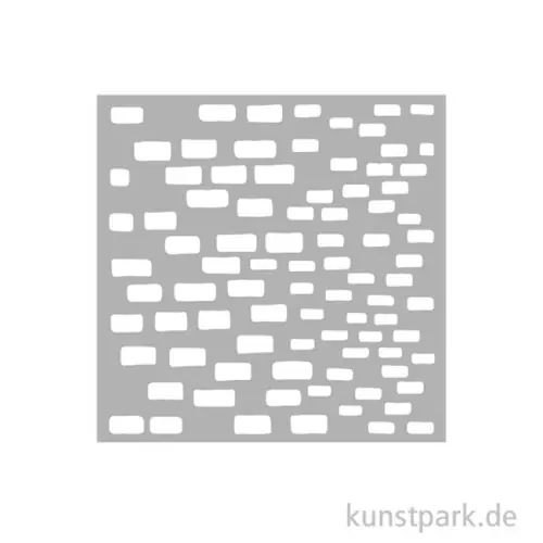 Direkt Vom Hersteller Stamperia Schablone - Silent Sea Bricks Pattern, 12 x 12 cm