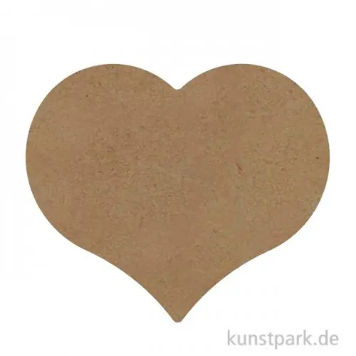 Holzmotiv Herz, 15 x 14 x 0,5 cm Super-Preis