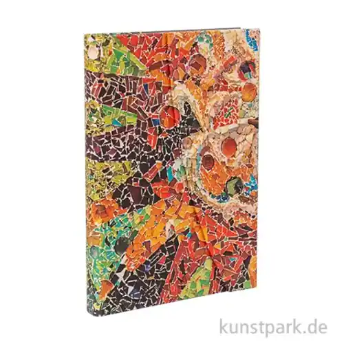Top-Angebot PAPERBLANKS Notizbuch - Gaudis Mosaike Sonne, Blanko, 125 x 180 mm