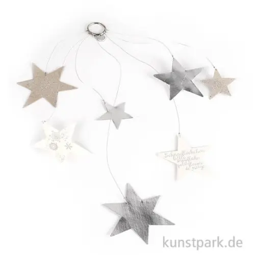 Good old friends - Kleiner Sternenregen, Silber-Grau Highlight