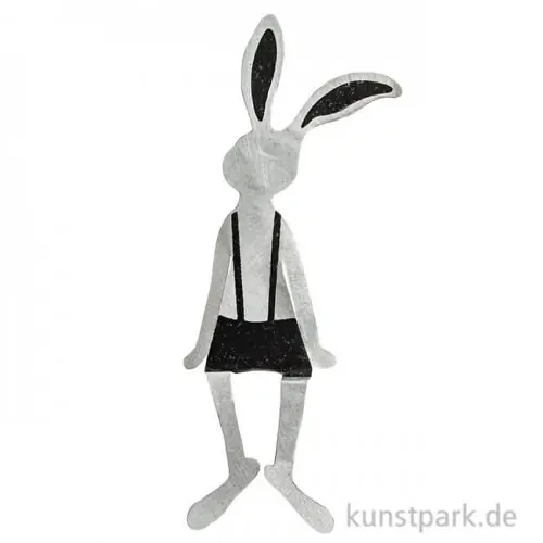 Geld-Zurück-Garantie Good old friends - Hasen Kantenhocker, Latzhose schwarz