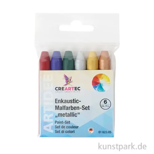 Original Encaustic Farben-Set - Metallisch - mit 6 Farben