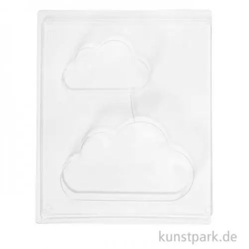 Gießform Wolken, Größe 15x9 cm + 10x6 cm Preis Gesenkt